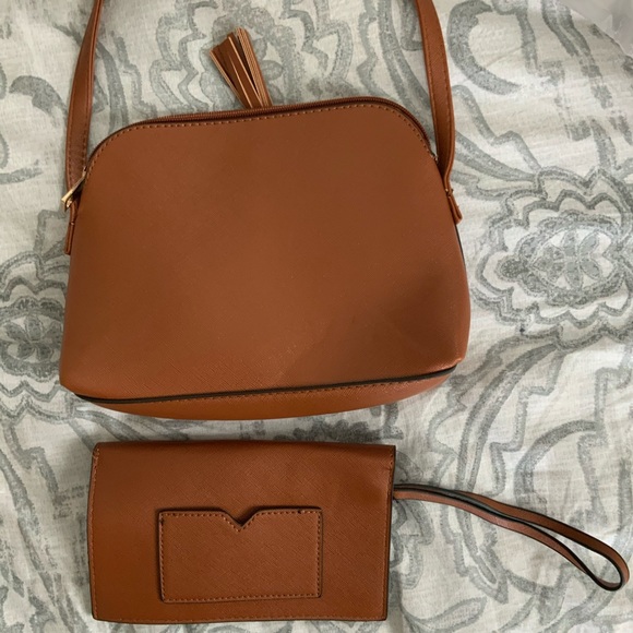 Purse & Wallet Set Brown - Picture 7 of 10